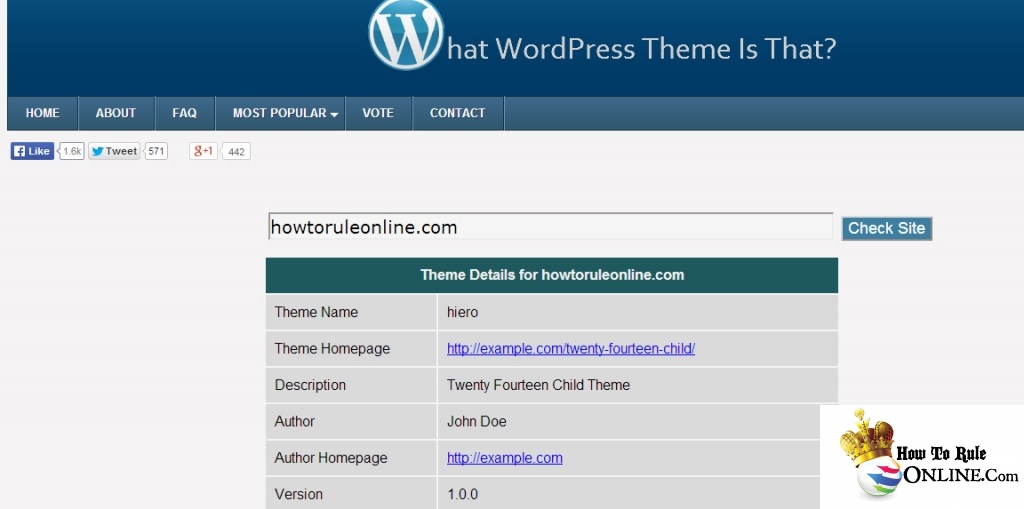 what wordpress theme is that, How to find the wordpress theme or plug-in name of a competitor website or blog